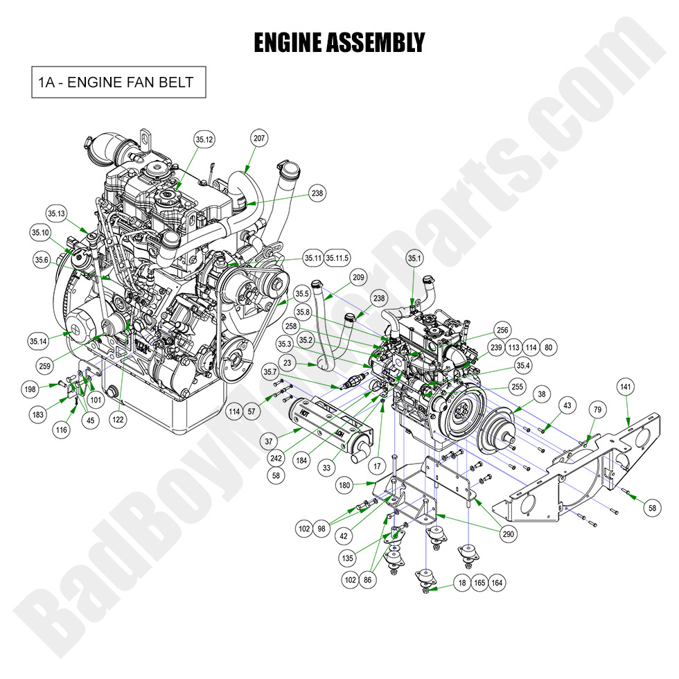 2023 Renegade - Diesel Engine Assembly